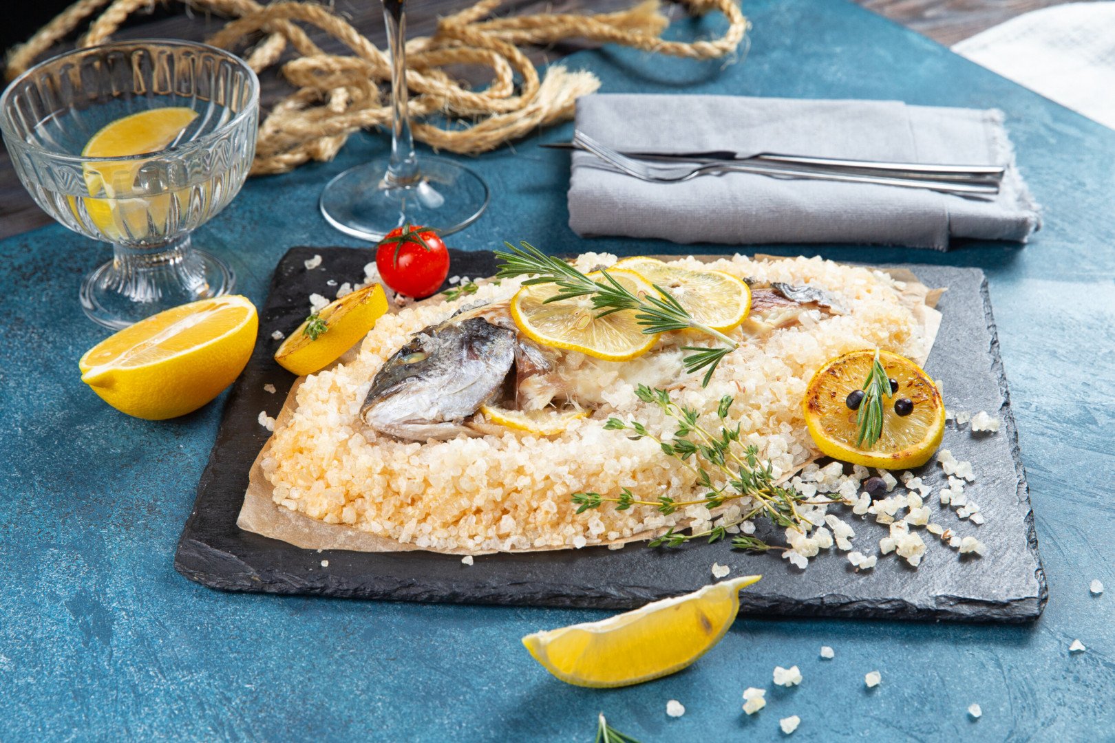 Branzino in crosta di sale: ricetta e vini da abbinare